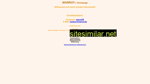 marrot.de alternative sites