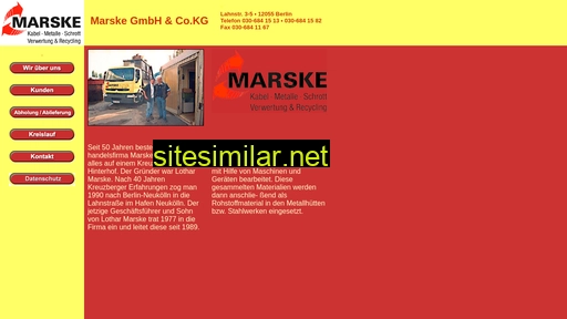 marske-gmbh.de alternative sites
