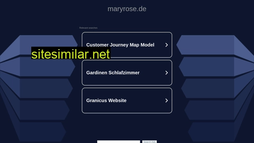 maryrose.de alternative sites