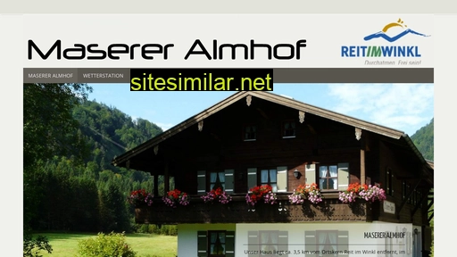 maserer-almhof.de alternative sites