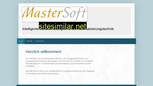 mastersoft-gmbh.de alternative sites