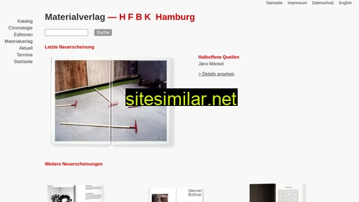 material-verlag.hfbk-hamburg.de alternative sites