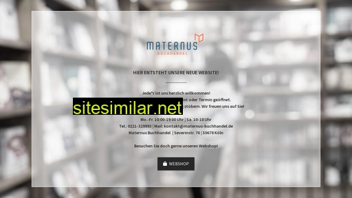 maternus-buchhandel.de alternative sites