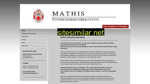 mathis-unternehmensberatung.de alternative sites