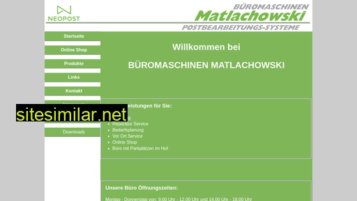 matlachowski-neopost.de alternative sites
