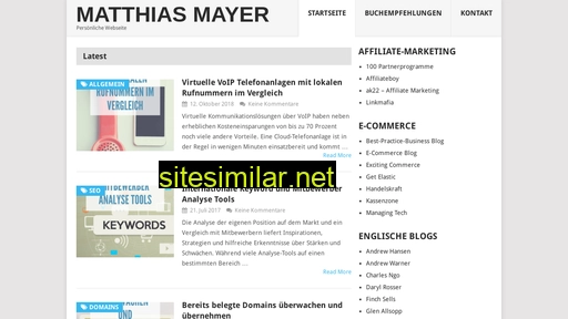 matmayer.de alternative sites