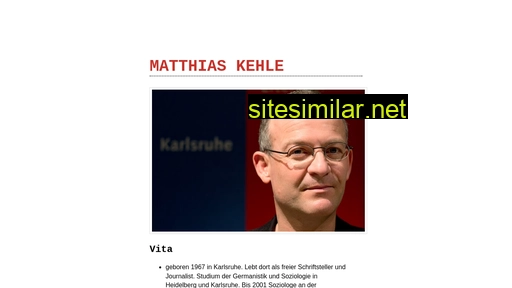 matthias-kehle.de alternative sites