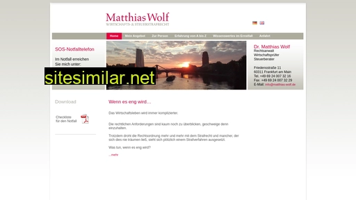 Matthias-wolf similar sites