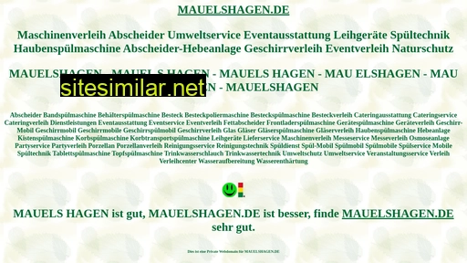 mauelshagen.de alternative sites