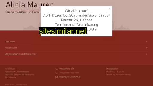 maurer-luenemann.de alternative sites