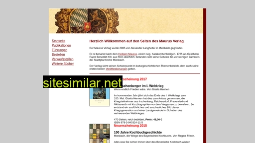 maurusverlag.de alternative sites