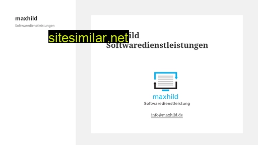 maxhild.de alternative sites