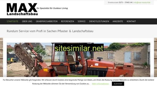 max-landschaftsbau.de alternative sites