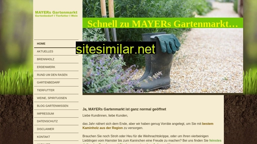 mayers-gartenmarkt.de alternative sites