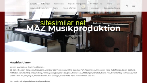 maz-musikproduktion.de alternative sites