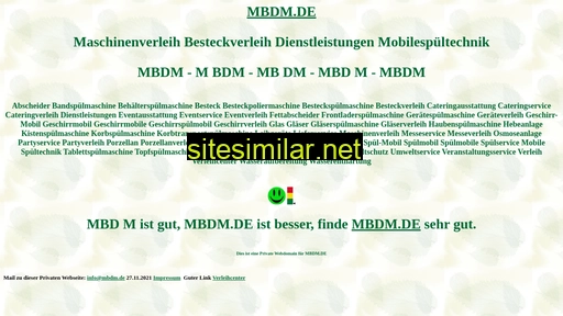 mbdm.de alternative sites