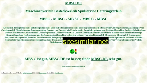 mbsc.de alternative sites