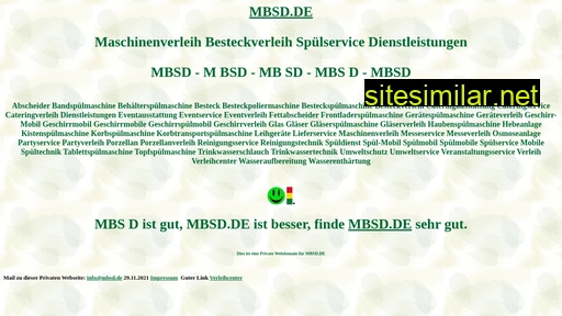mbsd.de alternative sites