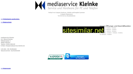 mediaservice-kleinke.de alternative sites