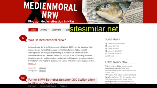Medienmoral-nrw similar sites