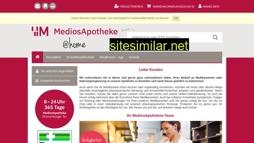 mediosapotheke-at-home.de alternative sites