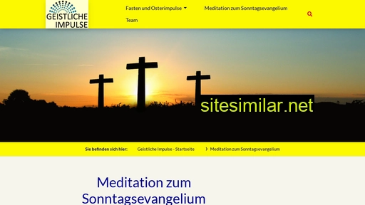 Meditation-zum-sonntagsevangelium similar sites