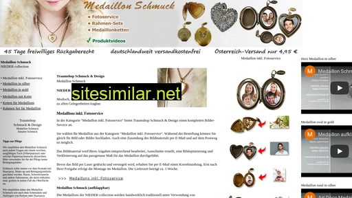 Medaillon-schmuck similar sites