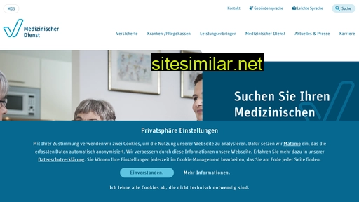 medizinischerdienst.de alternative sites