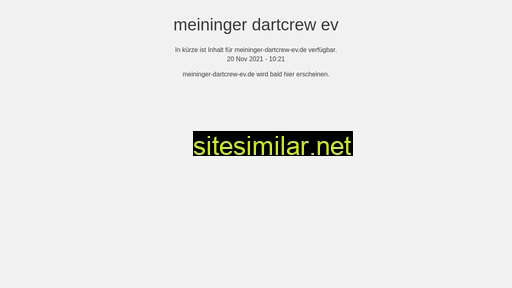 Meininger-dartcrew-ev similar sites
