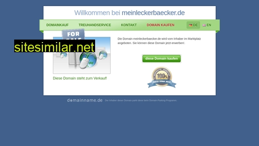 Meinleckerbaecker similar sites