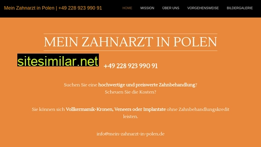 mein-zahnarzt-in-polen.de alternative sites
