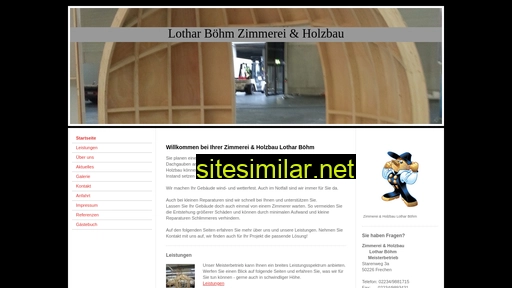 meisterbetrieb-lothar-boehm-holz-und-trockenbau.de alternative sites