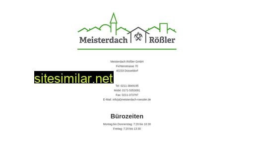 Meisterdach-roessler similar sites