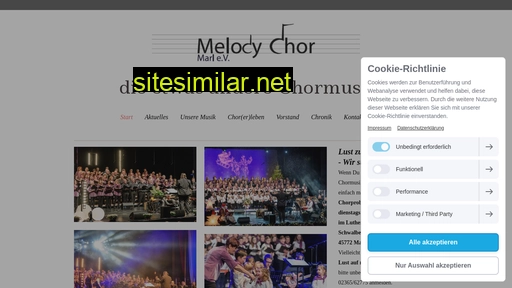 melody-chor.de alternative sites