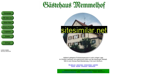memmelhof.de alternative sites