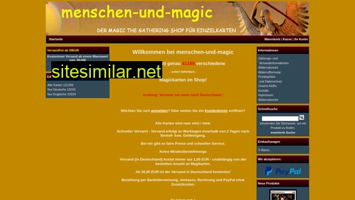 menschen-und-magic.de alternative sites