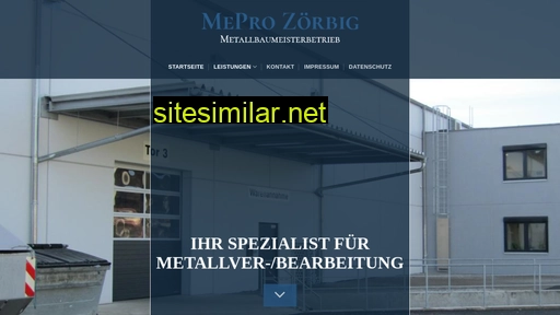 mepro-zoerbig-gmbh.de alternative sites