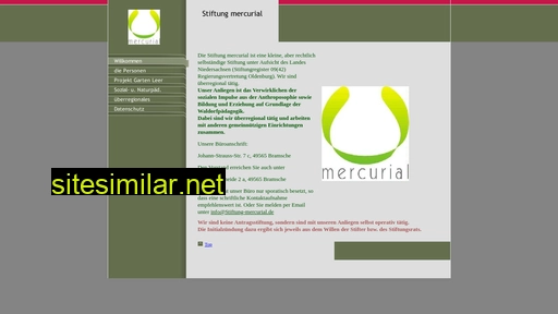 Mercurial-stiftung similar sites