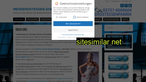 messehostessenfabrik.de alternative sites