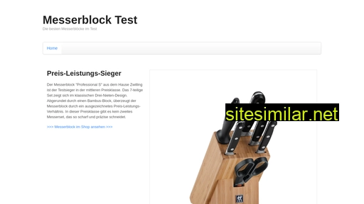 Messerblock-test similar sites