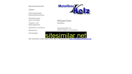 metallbau-kelz.de alternative sites