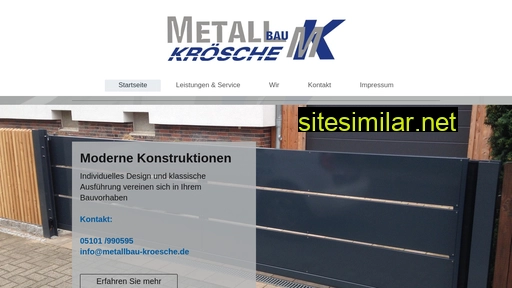metallbau-kroesche.de alternative sites