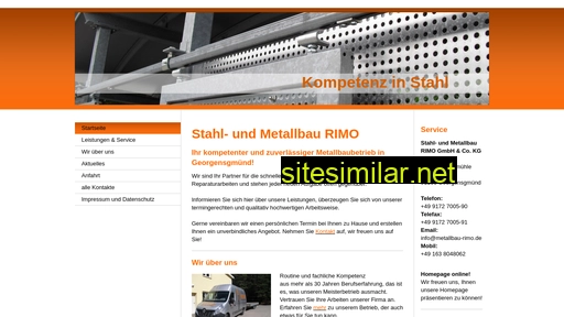 metallbau-rimo.de alternative sites