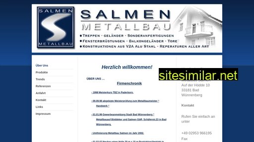 Metallbau-salmen similar sites