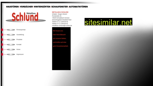 metallbau-schlund.de alternative sites