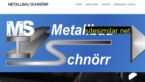 metallbau-schnoerr.de alternative sites