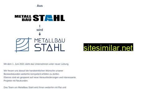 metallbau-stahl.de alternative sites