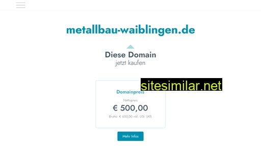 metallbau-waiblingen.de alternative sites
