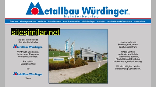 metallbau-wuerdinger.de alternative sites