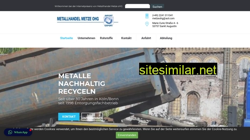 metallhandel-metze.de alternative sites